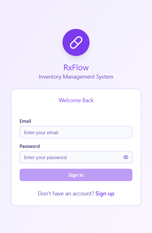 Mobile Pharmacy Inventory App